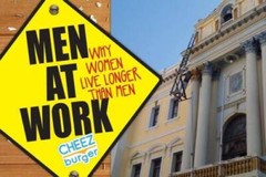 Men At Work: Why Women Live Longer Than Men – Hardcover – GOOD
