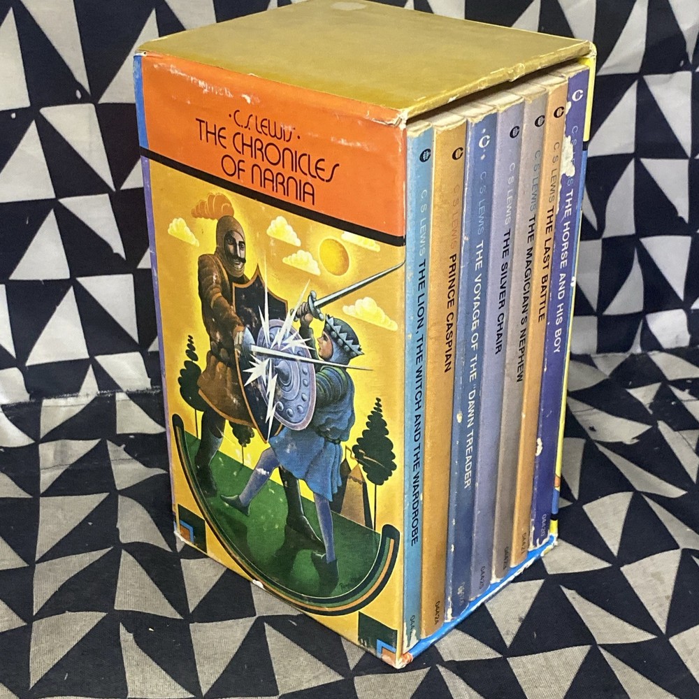 The Chronicles of Narnia Vintage Collier 1977 Box Set by C.S. Lewis Paperback