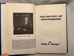 Vtg. Book History Of Huntingburg IN 1987 By Hugo C. Songer 288 Pages Illustrated