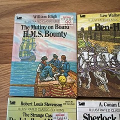 VINTAGE Illustrated Classic Editions Mini Paperbacks (Lot of 6)