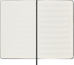 Art Music Notebook, Hard Cover, Large (5″ x 8.25″) Pentagram, Black, 192 Pages
