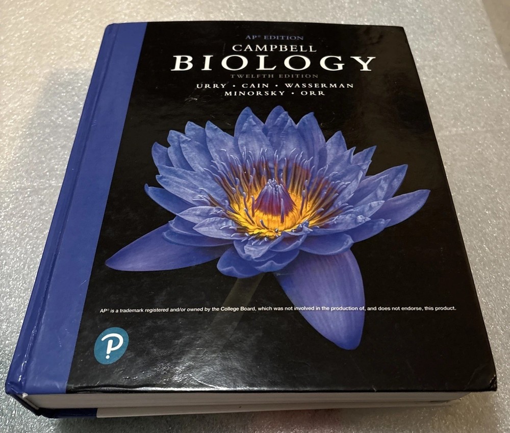 Campbell Biology AP Edition (12th Edition) – Hardcover By Urry – VERY GOOD