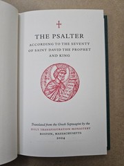 The Holy Psalter, Orthodox Christian Prayers books