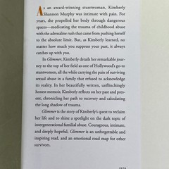 GLIMMER A Child Abuse, Memoir & Women’s Biography By Kimberly Shannon Murphy