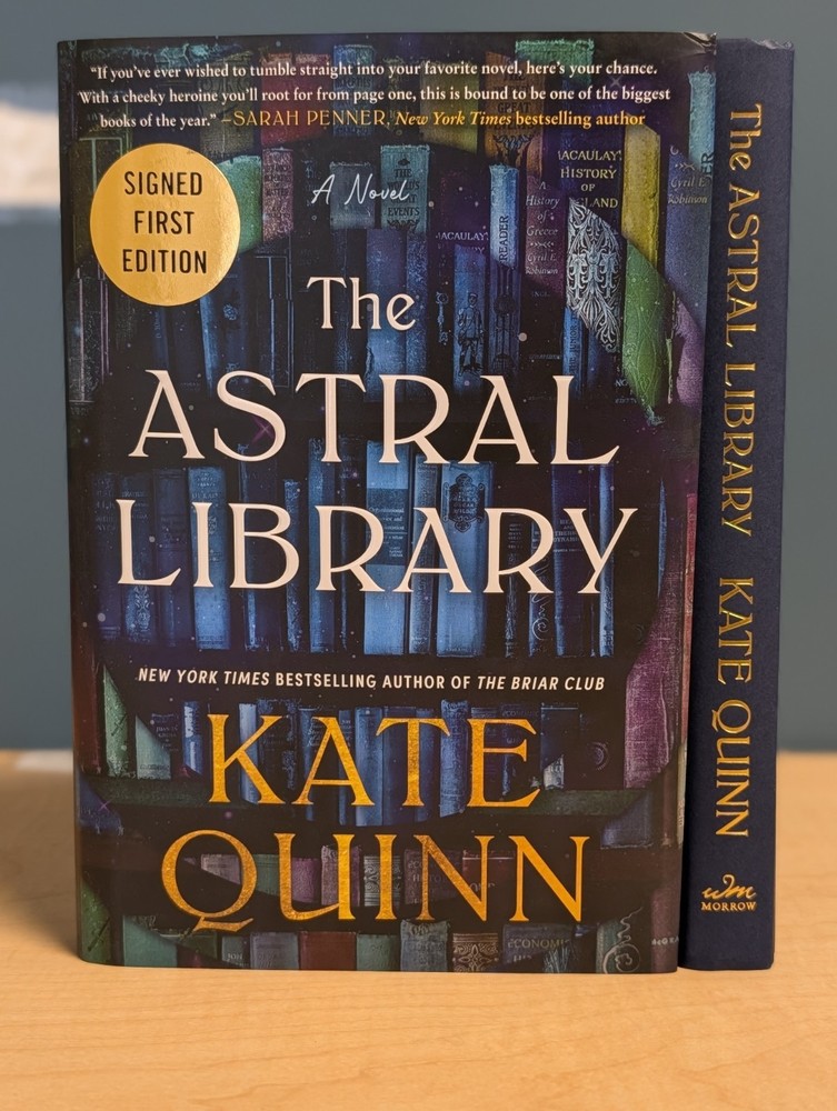 🌌Kate Quinn THE ASTRAL LIBRARY Signed Deluxe Limited Edition Sprayed Edges