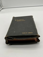 Holy Bible Red Letter Edition With The Words of Jesus Clara M Gamblin 1985 BK