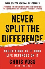 Tahl Raz Chris Voss Never Split the Difference (Hardback) (UK IMPORT)