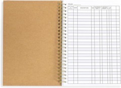 Home & Business Bookkeeping Set – Expense Ledger 100 Pages