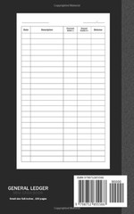 General Ledger Mini Cash Book: Small Ledger Book, 120 pages , 5×8 inches, simple