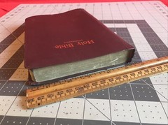 Vintage 1973 Holy Bible Concordance Red Letter Edition Word Aflame Press Rare