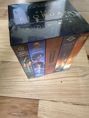 Read Riordan Rick Riordan Paperback Novel 5 Book Box Set Collection New Sealed
