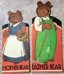 Vintage 1985 Mother Bear & Father Bear Children’s Book Lot 12 Pages – RARE Set