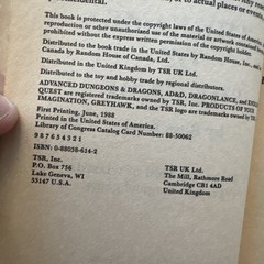 TSR Novel Greyhawk #6 – The Name of the Game by Rose Estes G Greyhawk Adventures