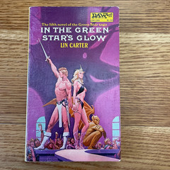 Complete Green Star Series by Lin Carter. Books #1-5. Vintage DAW yellow spines.