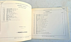 PIERCE ARROW SERIES 80 PARTS CATALOGUE 204 SHOP DEALER MANUAL AUTO REPAIR 166pg