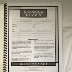 Changing Lives: Mental Training 1 Leadership & Attitude Spiral Bound Workbook