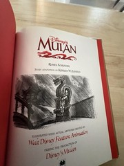 1998 NEW 1ST EDITION * Disney MULAN* Collector’s Edition HC/DJ RUSSEL SCHROEDER