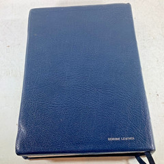 Holy Bible Kenneth Copeland Reference Edition KJV Genuine Leather 1991 VG