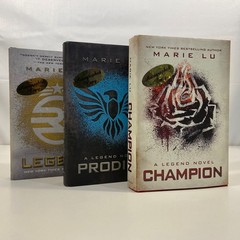 ALL SIGNED Legend Series Books 1-3 Marie Lu HCDJ 3 Young Adult Fiction Novel Set