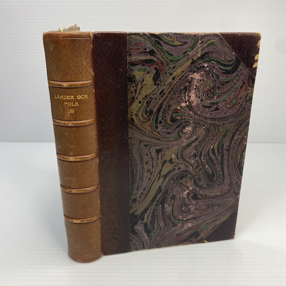 Länder Och Folk III Countries and Peoples Words & Pictures 1929 SWEDISH LANGUAGE