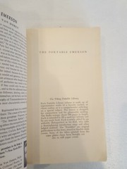 The Portable Emerson Edited by Mark Van Doren Paperback Rare 1956 Ed – 672 pages