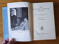 Royal Naval Medical Services Vols I & II Administration (1954) Operations (1956)