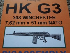 H&K G3 .308 Winchester, 7.62x51mm Nato Rifle Manual 30 Pages 