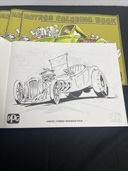 2016 PPG Industries-Hot Rod Coloring Book By SQUINDO- 30 Pages
