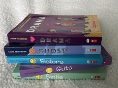 Raina Telgemeier: Smile Drama Sisters Ghosts Guts Graphic Novels Paperback Kids