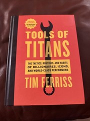 SIGNED Timothy Ferriss Tools of Titans Hardcover Book NEW
