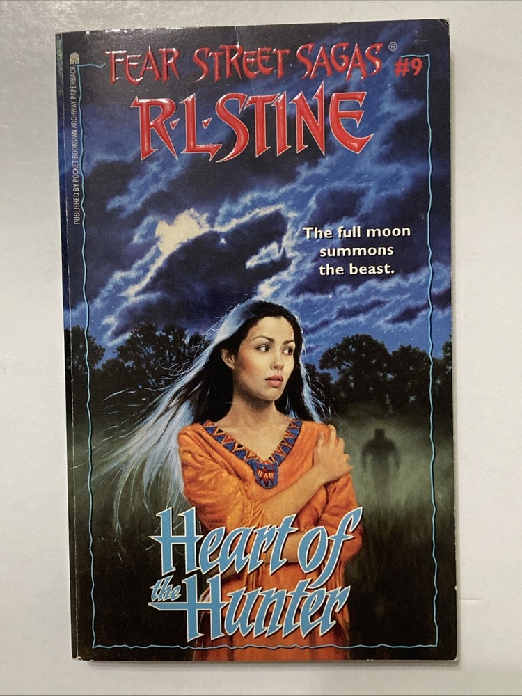 R.L. Stine FEAR STREET SAGAS #9 HEART OF THE HUNTER YA 1997 Archway 1st Edition