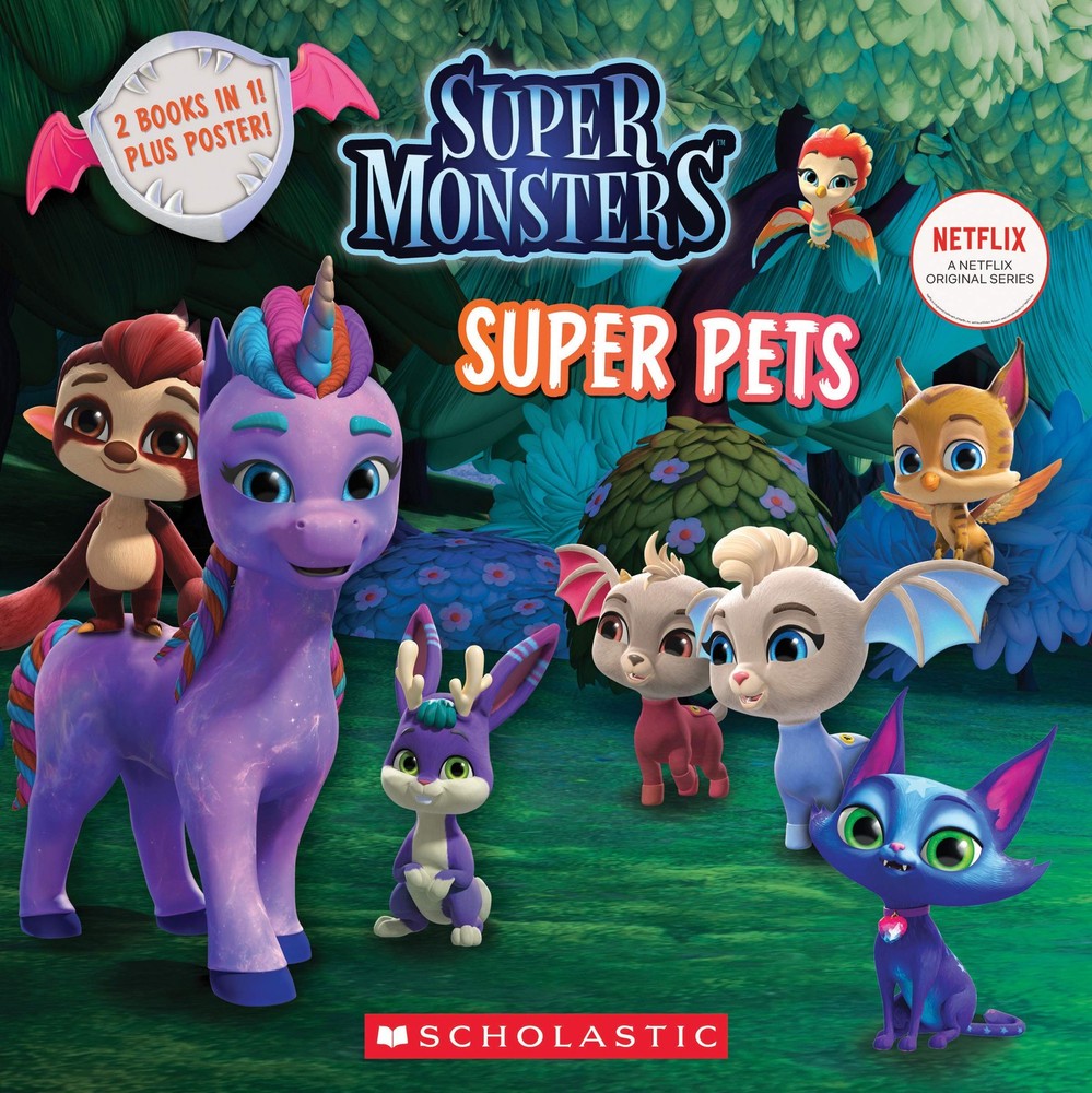 Super Pals / Super Pets (Super Monsters: Flip Book) – paperback Scholastic