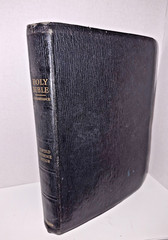 1945 Holy Bible Scofield Reference Edition KJV Oxford Morocco Leather Lined Vtg
