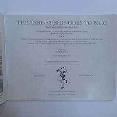 The Target Ship Goes To War SC 1993 Noel W Beyle 31 Pages Cape Cod MA