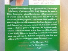Quentins by Maeve Binchy
