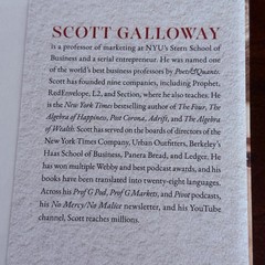 Notes on Being a Man Hardcover by Galloway, Scott