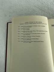 International Series of Monographs On Electronics & Instrumentation 1959