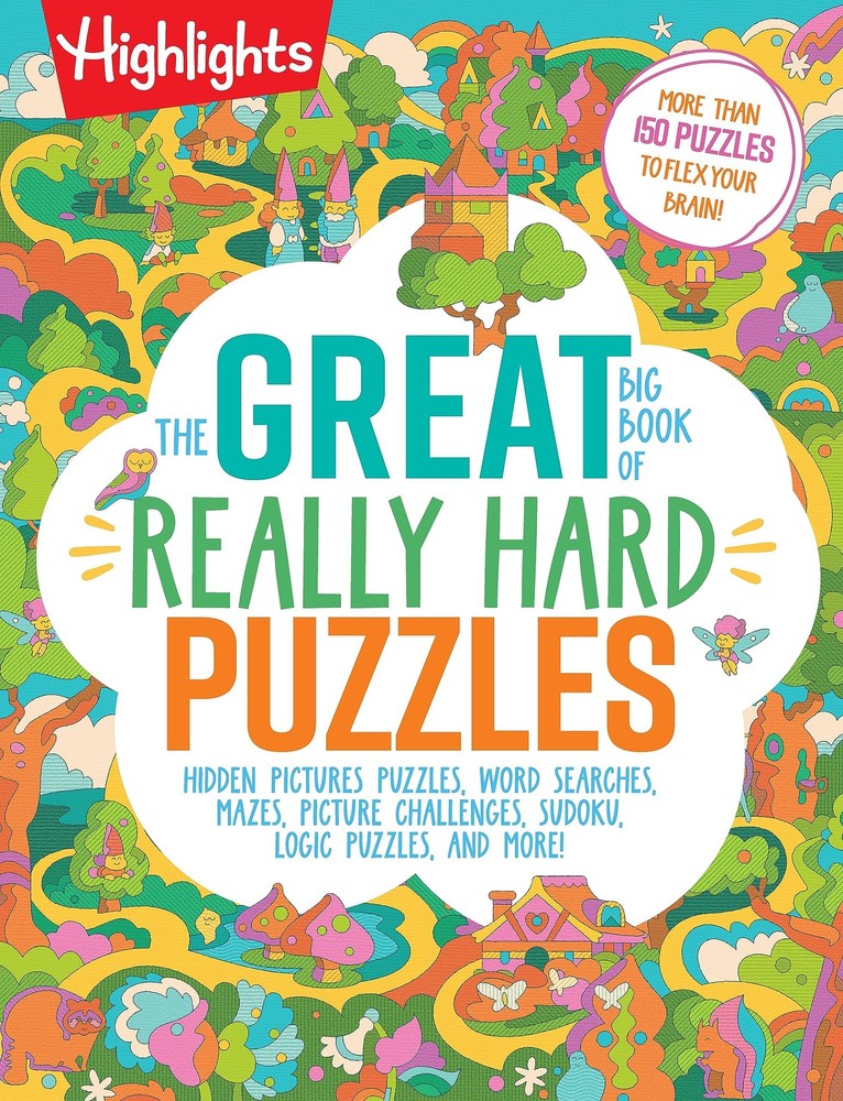The Great Big Book of Really Hard Puzzles: 256 Pages of Mind-Twisting Mazes,…