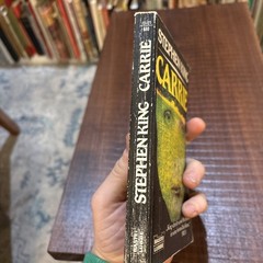 CARRIE by Stephen King 1987 Vintage Paperback Book German ~ Bastei Lubbe