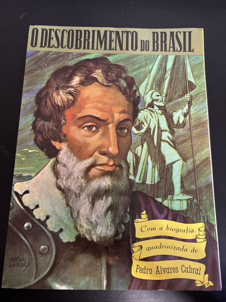 Vintage Portuguese Book O Descobrimento Do Brasil Pedro Álvares Cabral