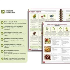 The Natural Healing Handbook, Spiral-Bound Guide for Herbal Remedies and Natural