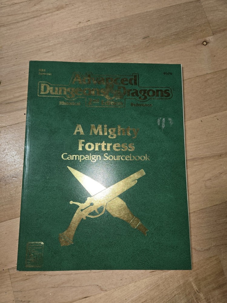 AD&D 2nd Ed A Mighty Fortress Sourcebook HR4 TSR 9370 Reading Copy No Map