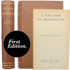 KEYNES ECONOMICS PROBABILITY MATHEMATICS PHILOSOPHY 1921 1st ED THEORY J MAYNARD