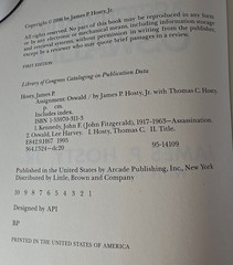 1995 Assignment: Oswald James P Hosty SIGNED 1st Print KENNEDY Assasination!