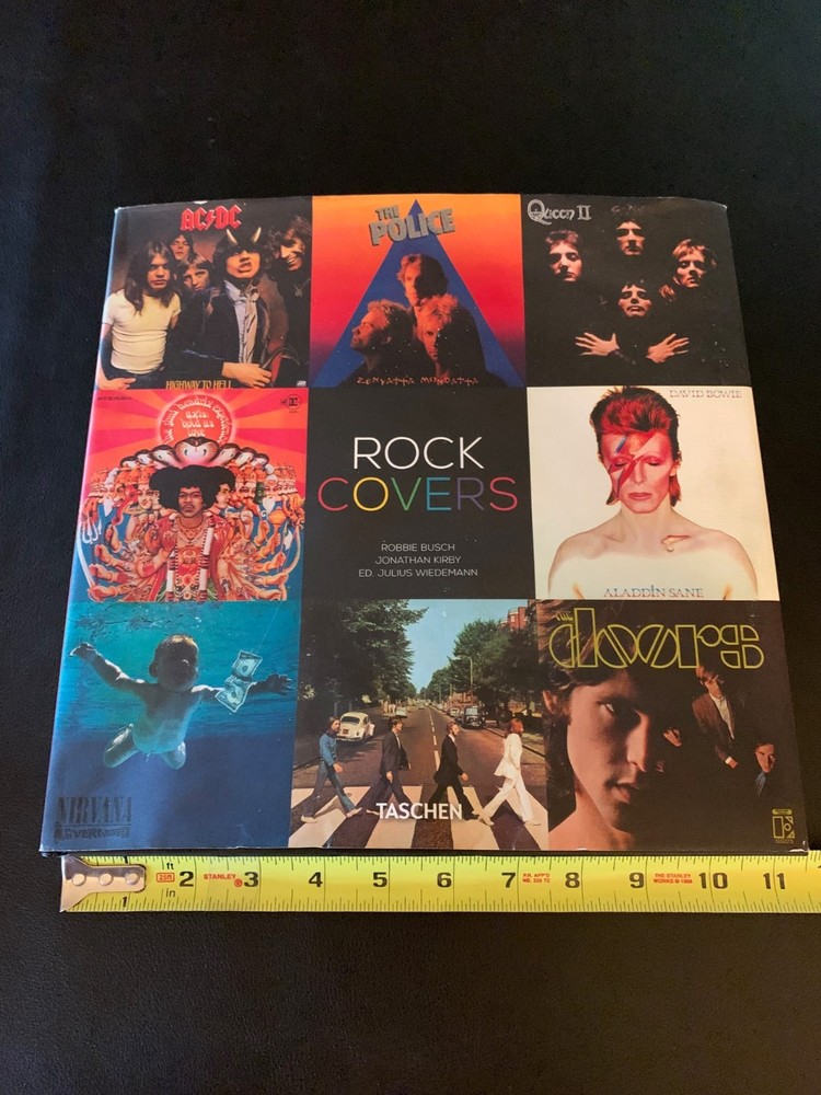 “ROCK COVERS” 2017 Hardcover Vinyl Album Cover Artwork TASCHEN 1st Ed