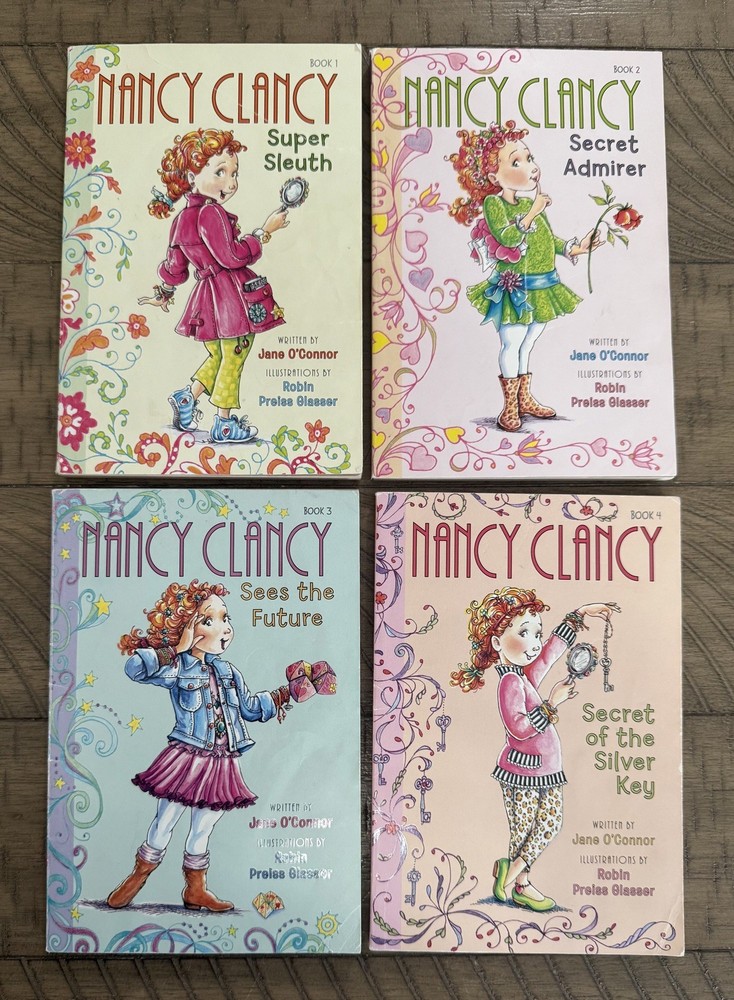 Lot of 8 ~ PB Books ~ Jane O’Connor ~ NANCY CLANCY Complete Series – 2 Box Sets