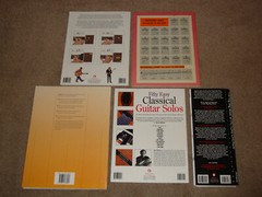 Fifty Easy Classical Solos Amsco Picture Chords Guide Method Guitar Songbook Lot