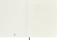 Moleskine Classic Notebook, Extra Large, Ruled, Black, Soft Cover (7.5 x 10)