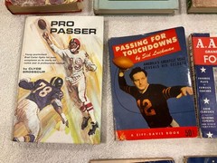 Vintage Football Books & Record Guides Lot – 11 Mid-Century Titles (1930s-1960s)