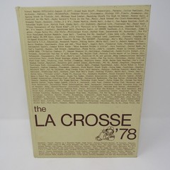 1978 UW-LaCrosse College Yearbook University Wisconsin Hardcover 272 Pages